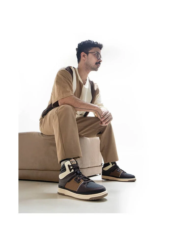 Bacca Bucci Truffle Gourmet Collection: High-Top Sneakers Inspired by Dessert Indulgence for Men | Best Price UAE